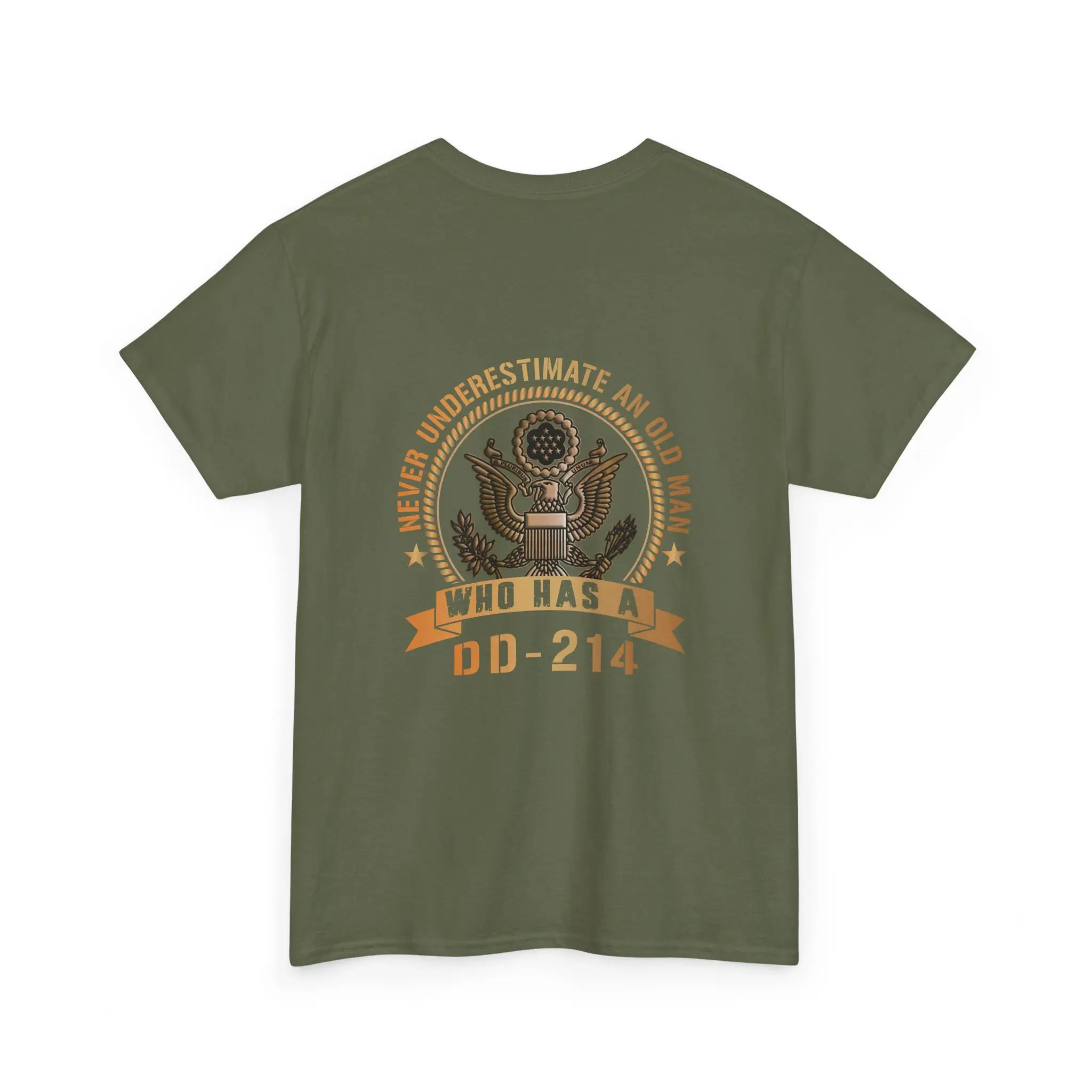 Custom Army DD-214 T-shirt – Never Underestimate an Old Man