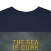 Custom Navy Veteran Shirt – “The Sea Is Ours” Personalized Name & Rank Proud US Navy Apparel
