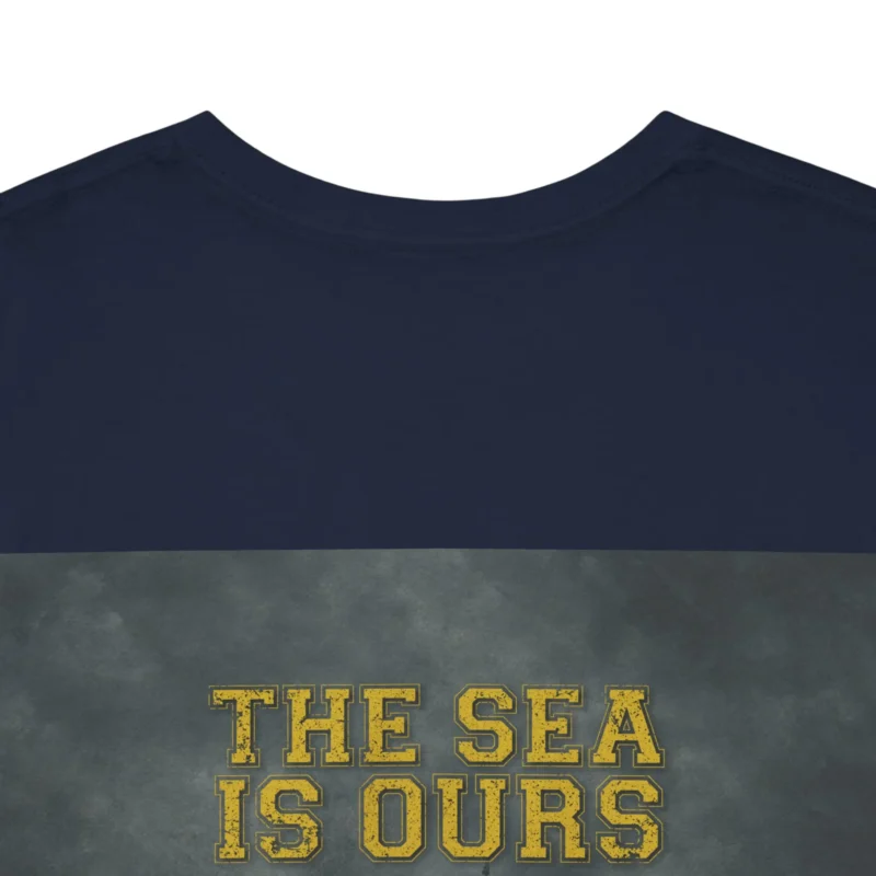 Custom Navy Veteran Shirt – “The Sea Is Ours” Personalized Name & Rank Proud US Navy Apparel