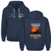 Custom U.S. Navy Veteran Zip Hoodie – “Less Than 1% Have Seen The Sunset From a Navy Ship” #000045
