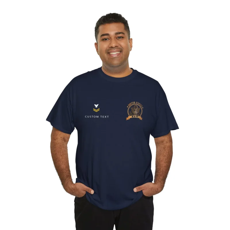 Custom US Navy Veteran DD-214 T-shirt – Never Underestimate an Old Man
