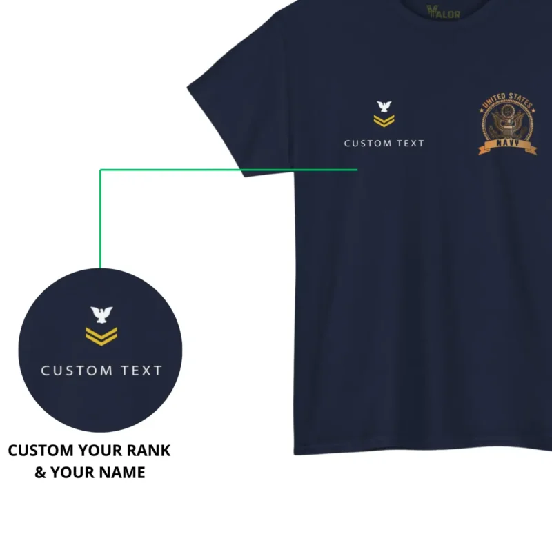 Alternative view of Custom US Navy Veteran DD-214 T-shirt – Never Underestimate an Old Man