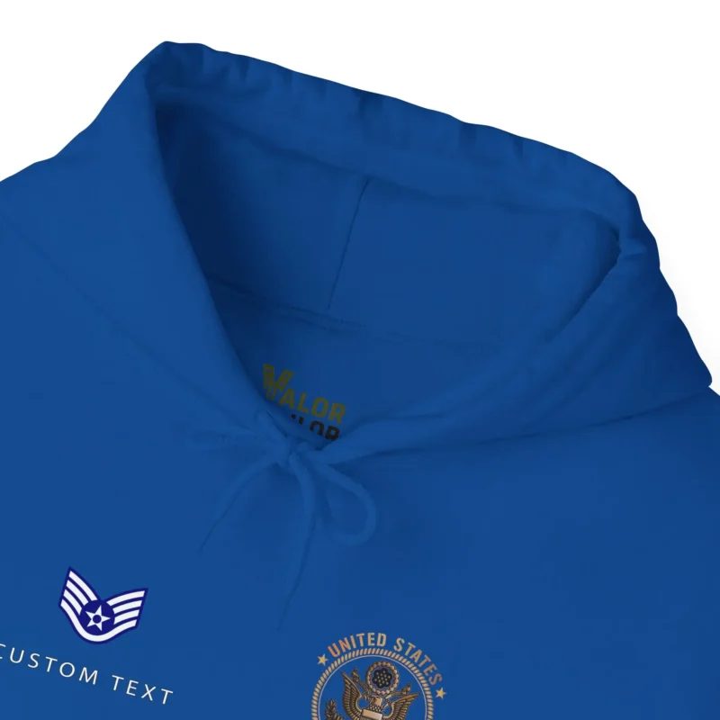 Custom USAF DD-214 Hoodie – Never Underestimate an Old Man