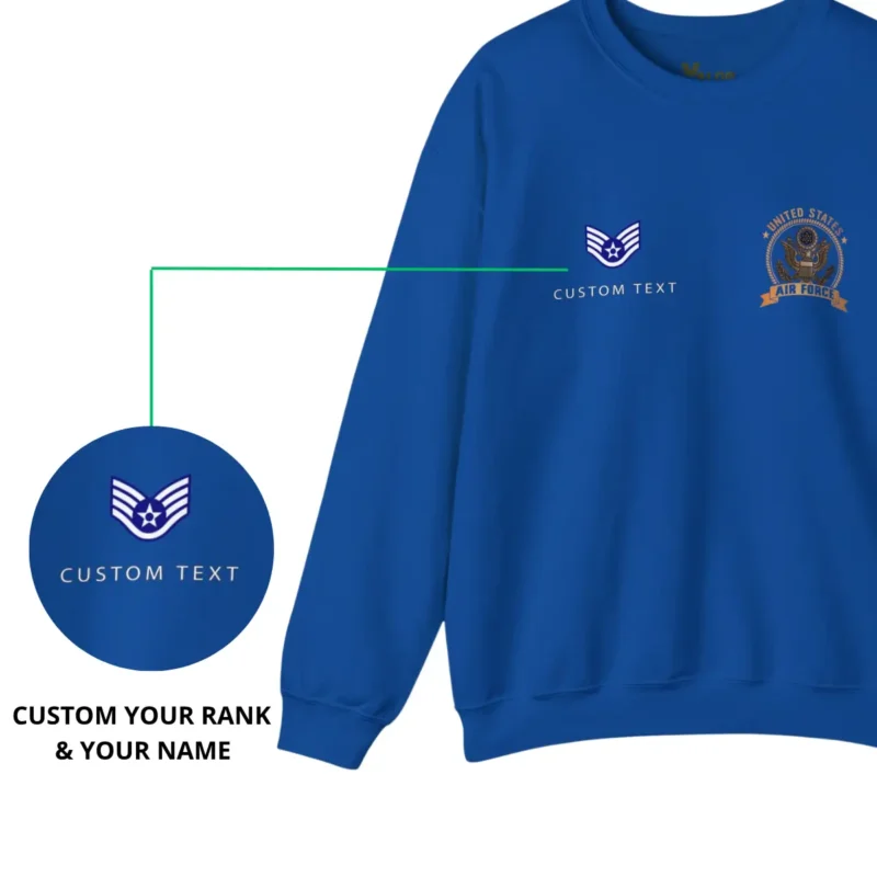 Custom USAF DD-214 Sweatshirt – Never Underestimate an Old Man