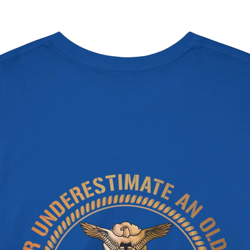 Custom USAF DD-214 T-shirt – Never Underestimate an Old Man