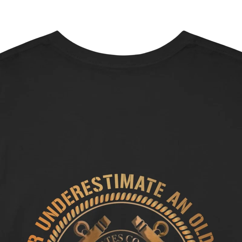 Custom USCG DD-214 T-shirt – Never Underestimate an Old Man
