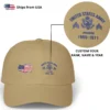 Customized U.S. Army Veteran Hat – Personalize Rank, Name & Service Years #000068