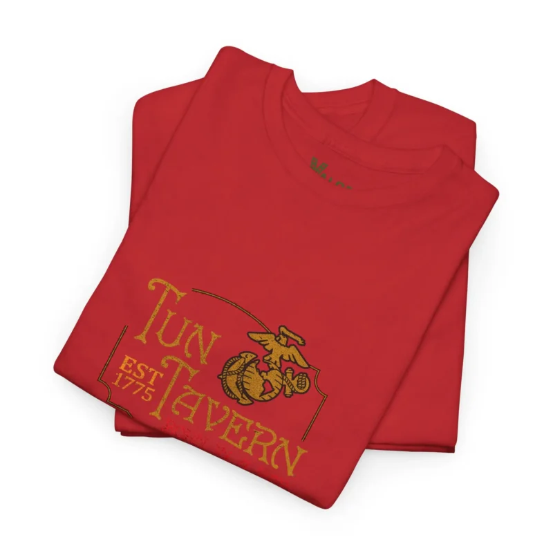 Customized USMC Tun Tavern Born In A Bar T-shirt #000057