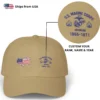 Customized USMC Veteran Hat – Personalize Rank, Name & Service Years #000064