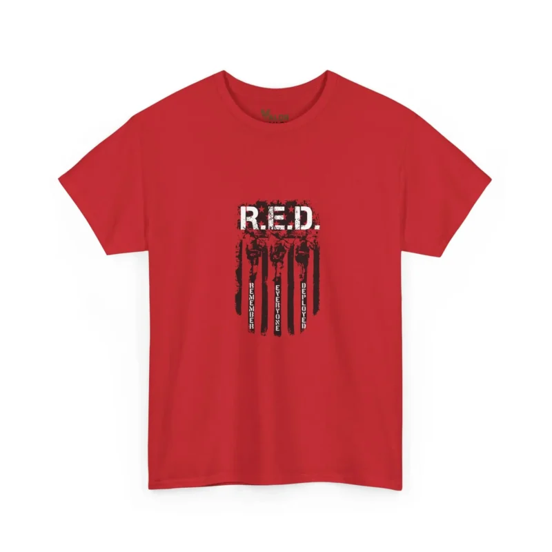 R.E.D. Remember Everyone Deployed Shirt – Support Our Deployed Heroes Tee