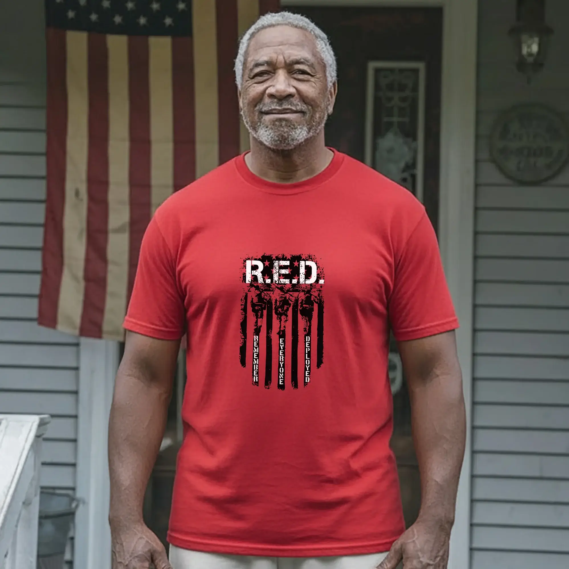 R.E.D. Remember Everyone Deployed Shirt – Support Our Deployed Heroes Tee