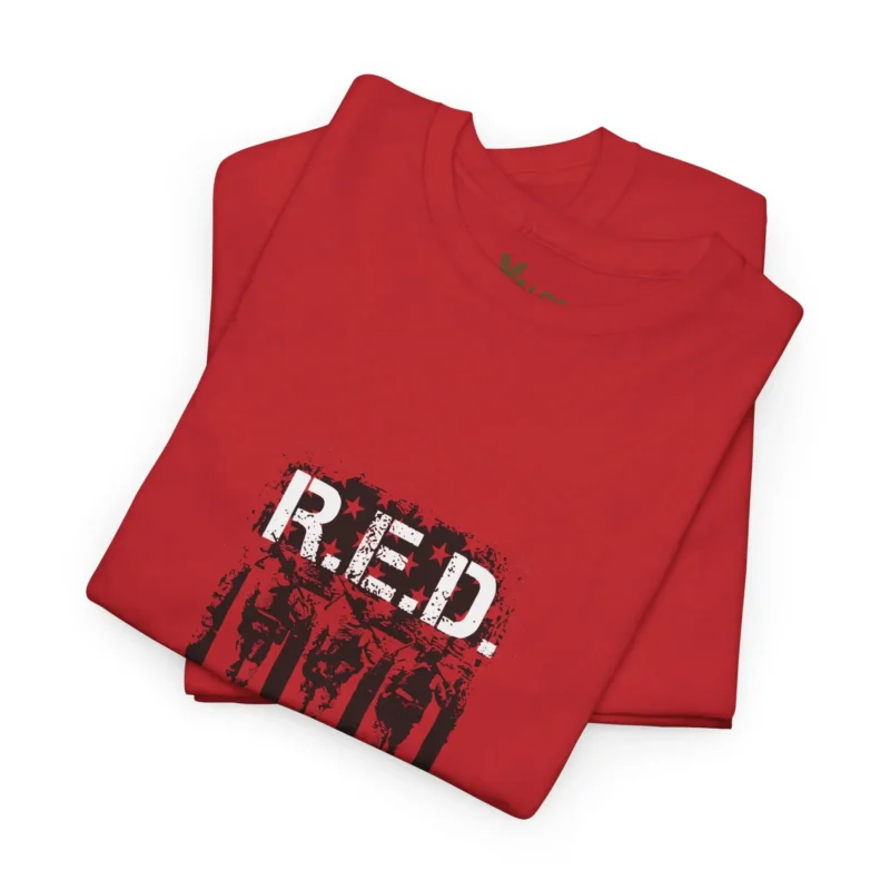 R.E.D. Remember Everyone Deployed Shirt – Support Our Deployed Heroes Tee