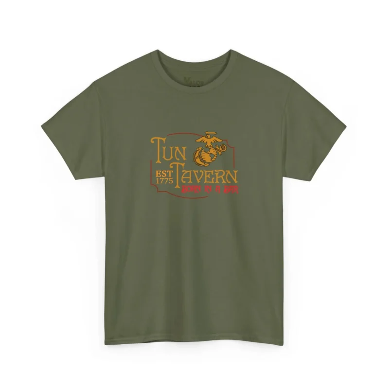 Tun Tavern Born In a Bar Shirt – USMC Heritage Tee for Marines & Veterans