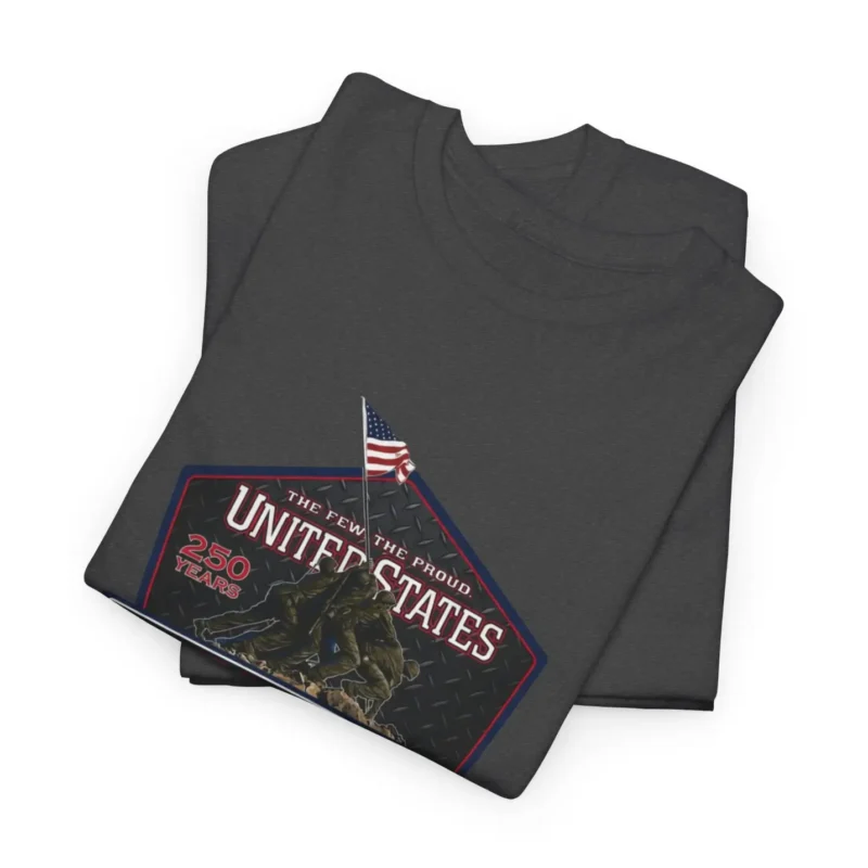 US Marines 250 Years Anniversary Semper Fidelis Tribute T-Shirt