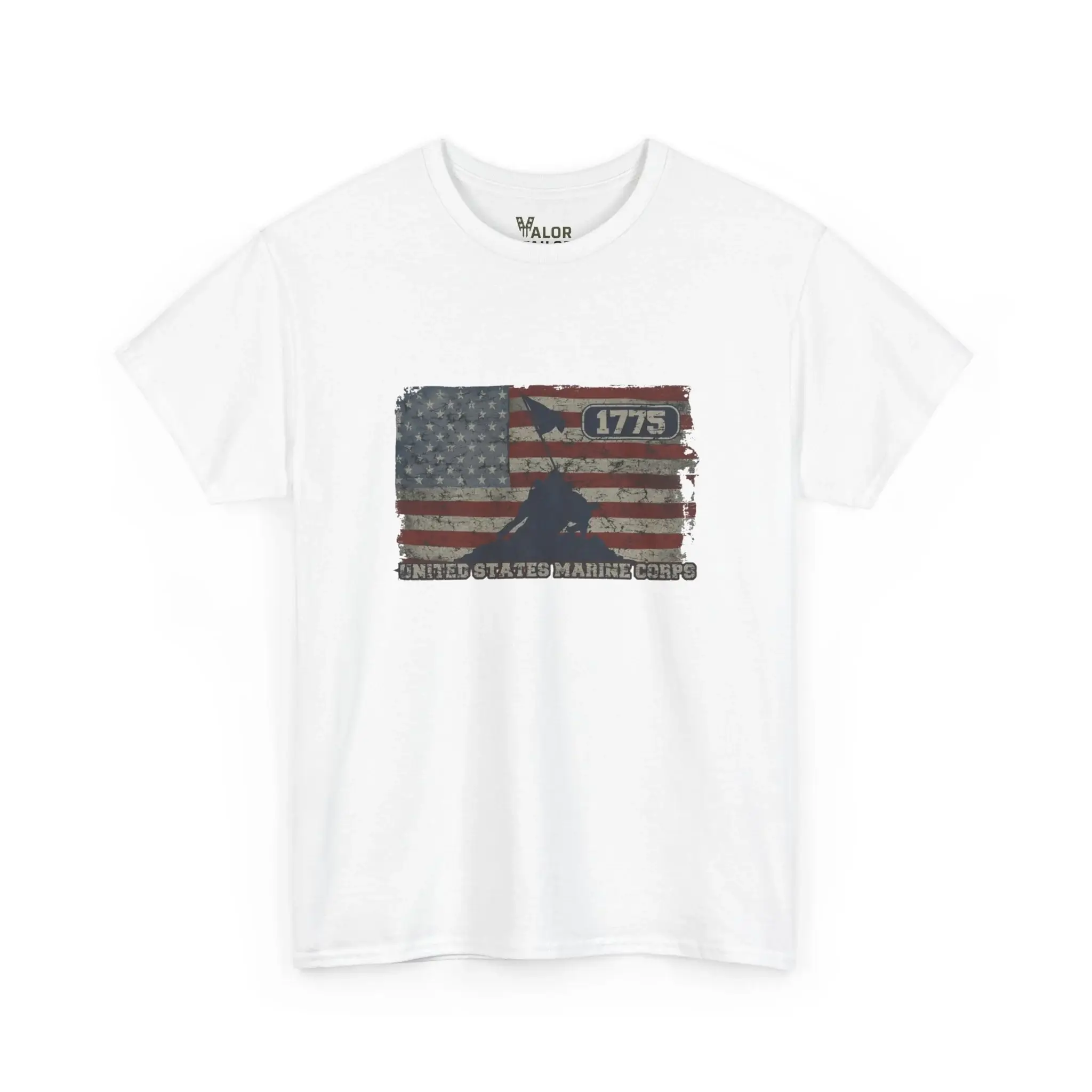 USMC 1775 American Flag Iwo Jima Marine Corps Heritage T-Shirt