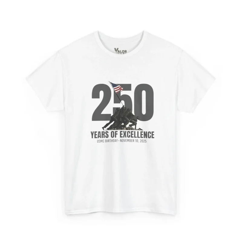 USMC 250th Anniversary “Years of Excellence” Marine Corps Birthday T-Shirt