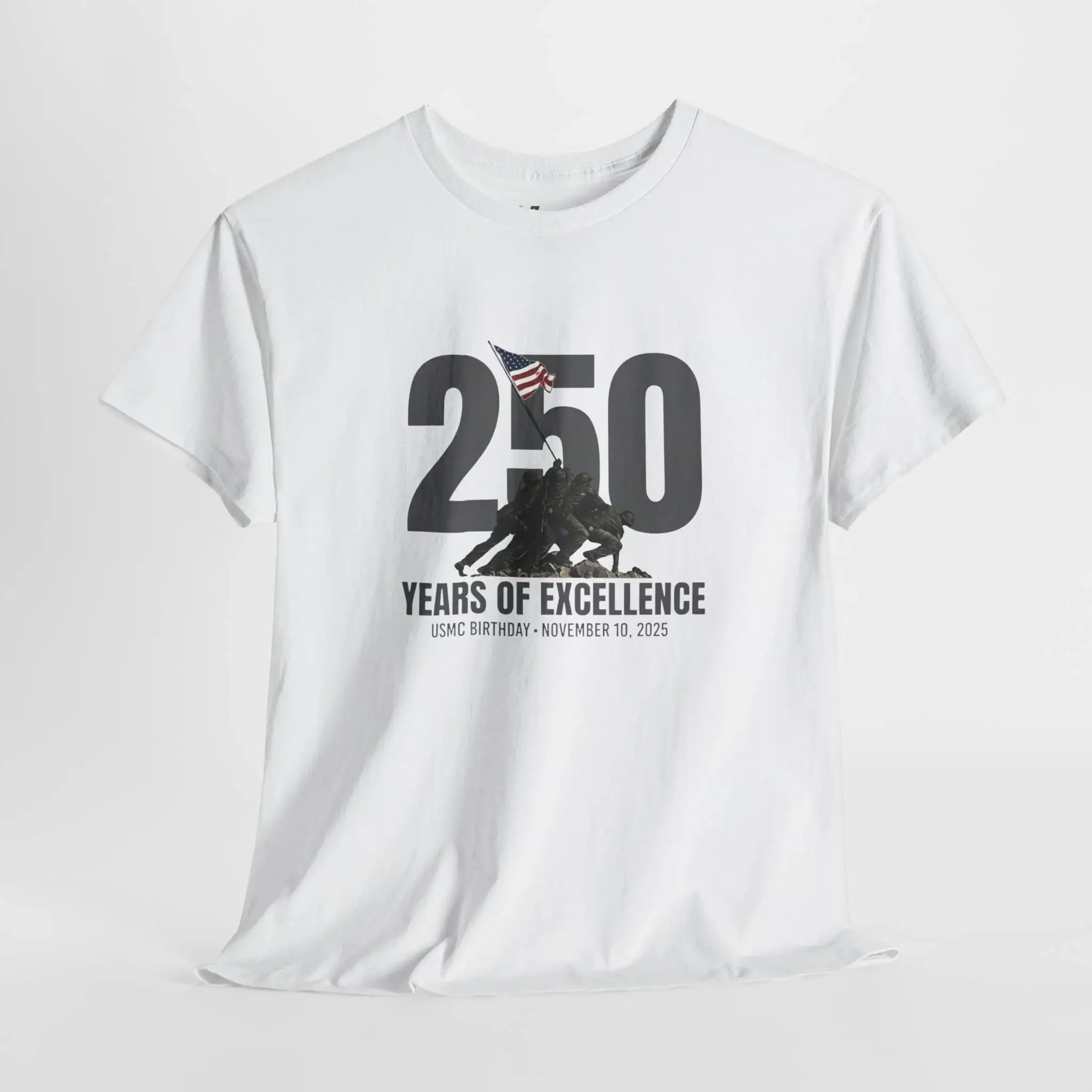 USMC 250th Anniversary “Years of Excellence” Marine Corps Birthday T-Shirt