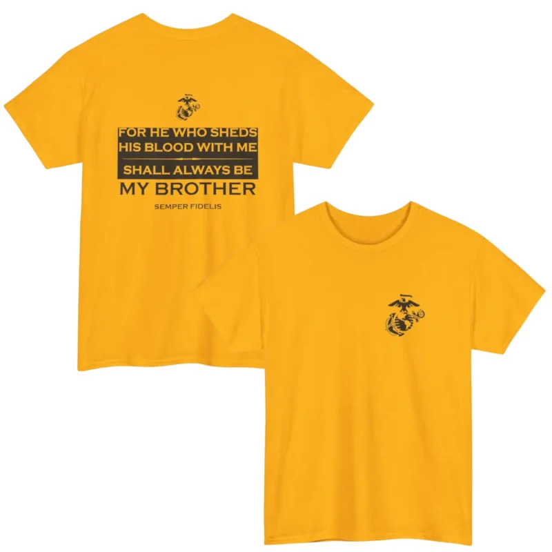 USMC Brotherhood “Semper Fidelis” Tribute T-Shirt