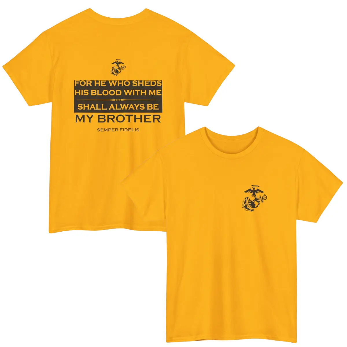 USMC Brotherhood “Semper Fidelis” Tribute T-Shirt