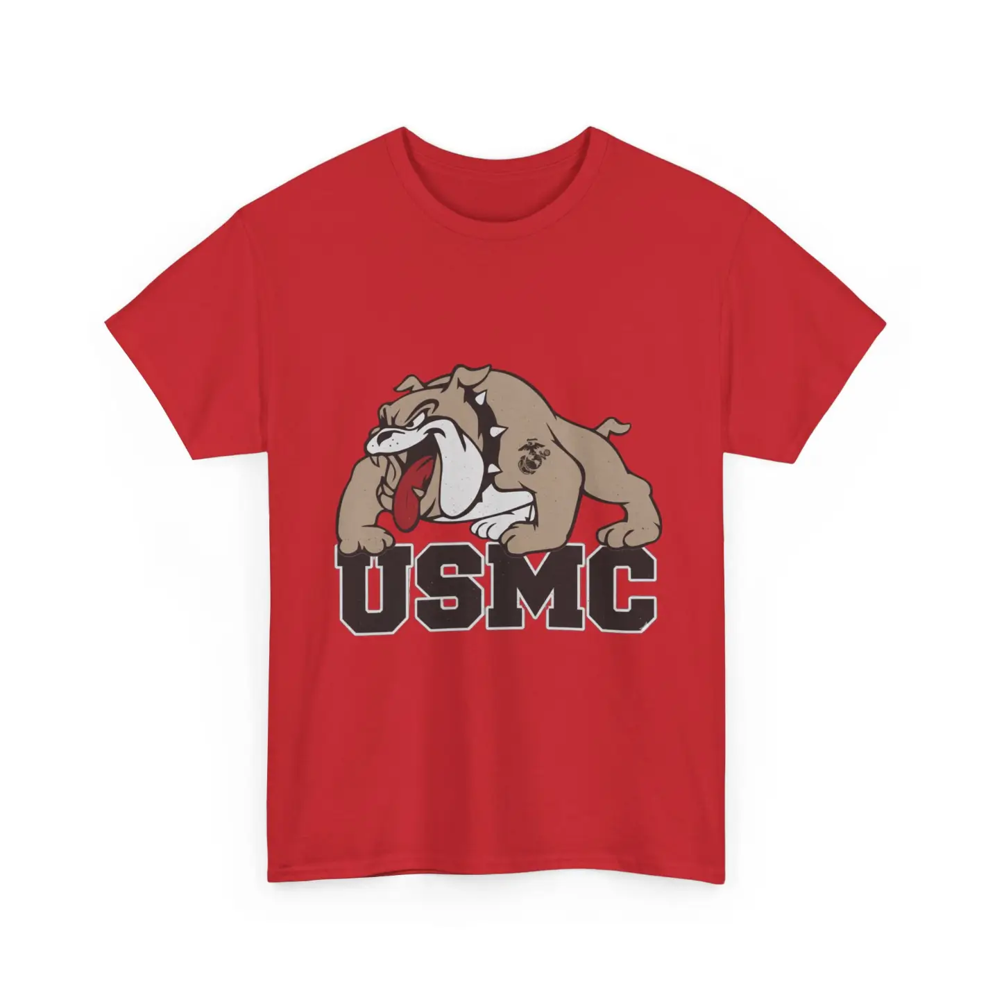 USMC Bulldog Mascot “Devil Dog” Marine Corps Pride T-Shirt