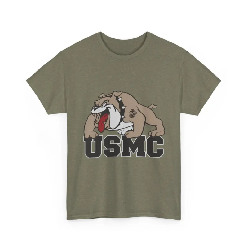USMC Bulldog Mascot “Devil Dog” Marine Corps Pride T-Shirt