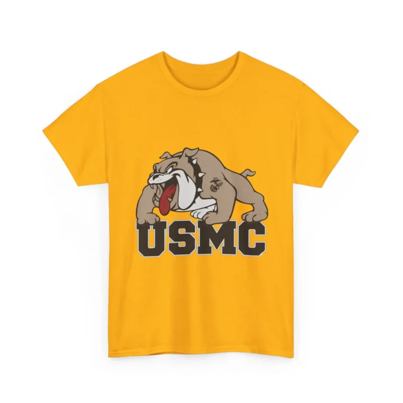 USMC Bulldog Mascot “Devil Dog” Marine Corps Pride T-Shirt