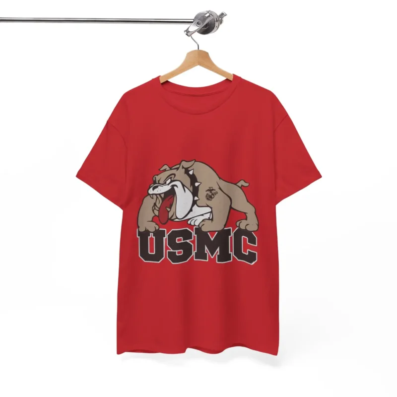 USMC Bulldog Mascot “Devil Dog” Marine Corps Pride T-Shirt
