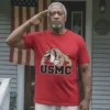 USMC Bulldog Mascot “Devil Dog” Marine Corps Pride T-Shirt