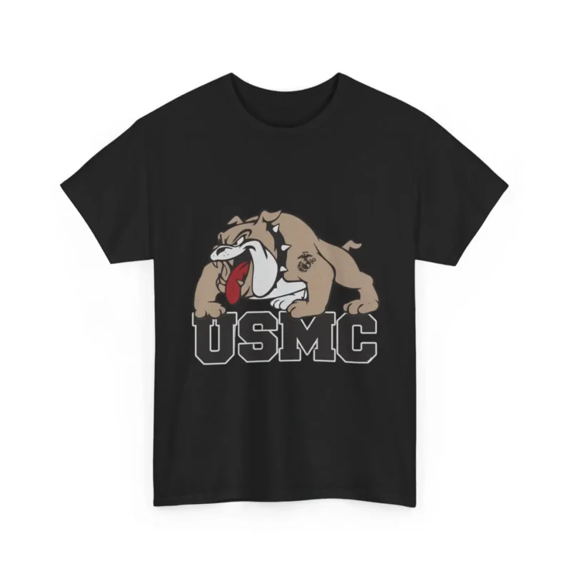 USMC Bulldog Mascot “Devil Dog” Marine Corps Pride T-Shirt