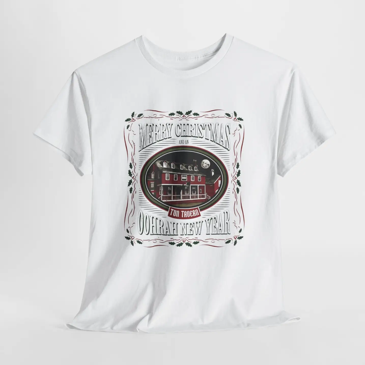 USMC Christmas “Oorah New Year” Tuns Tavern Holiday Shirt