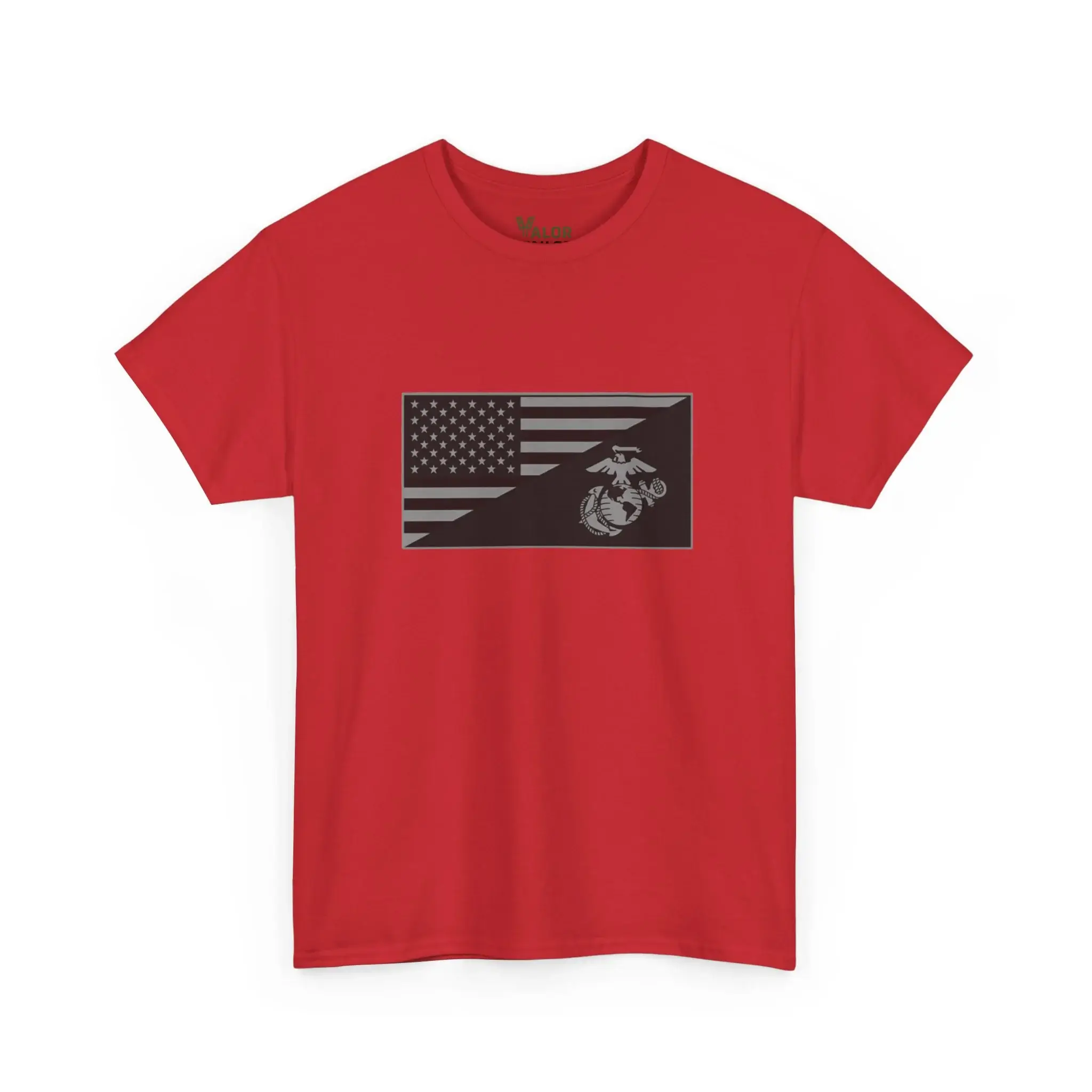 USMC Eagle Globe & Anchor American Flag Patriotic T-Shirt