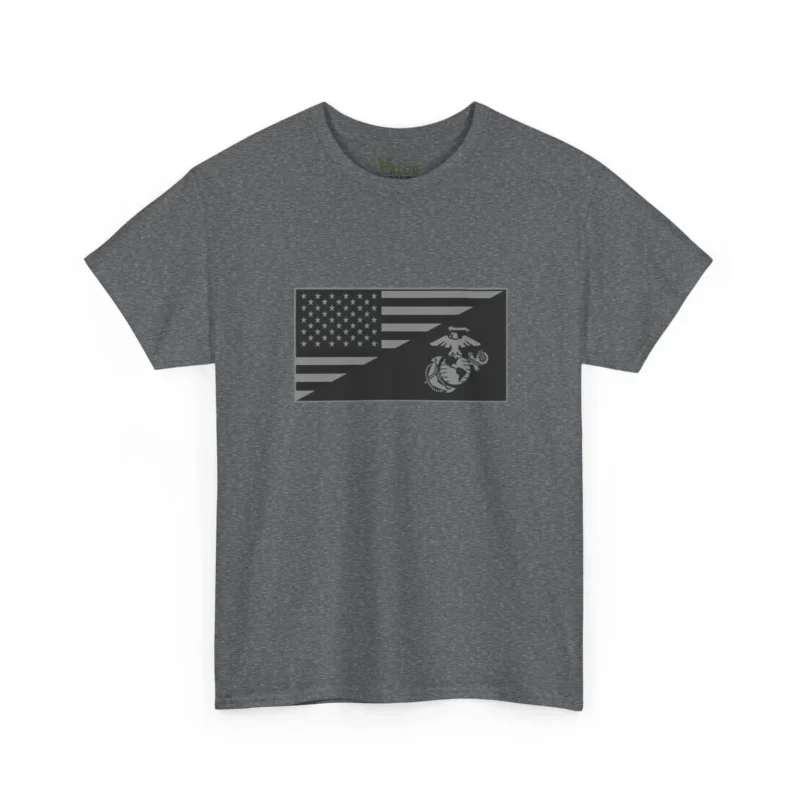 USMC Eagle Globe & Anchor American Flag Patriotic T-Shirt