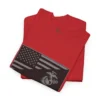 USMC Eagle Globe & Anchor American Flag Patriotic T-Shirt