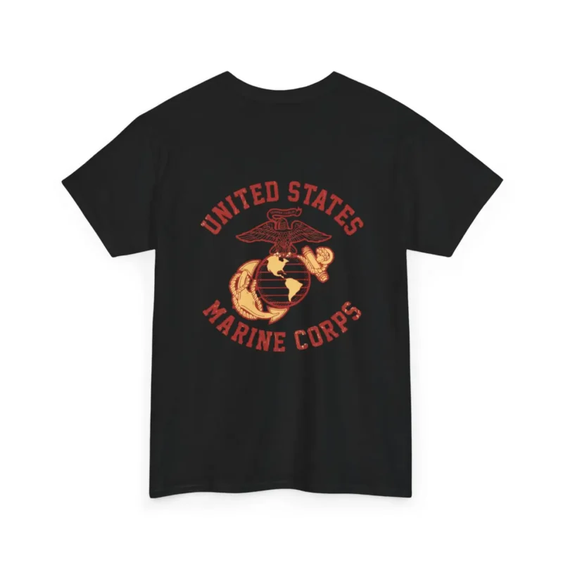 USMC Eagle Globe & Anchor Back Print Marine Corps T-Shirt