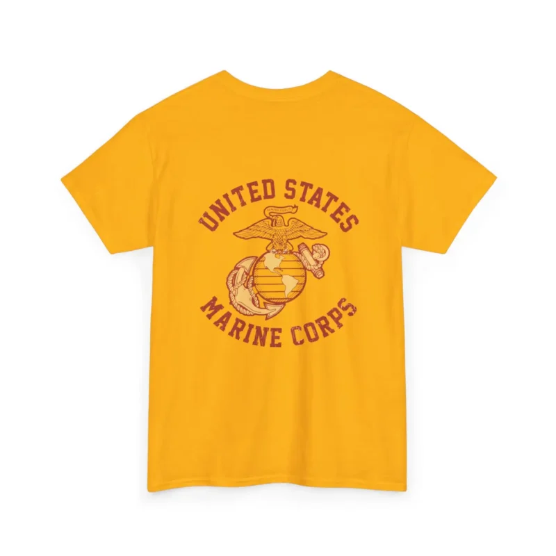 USMC Eagle Globe & Anchor Back Print Marine Corps T-Shirt