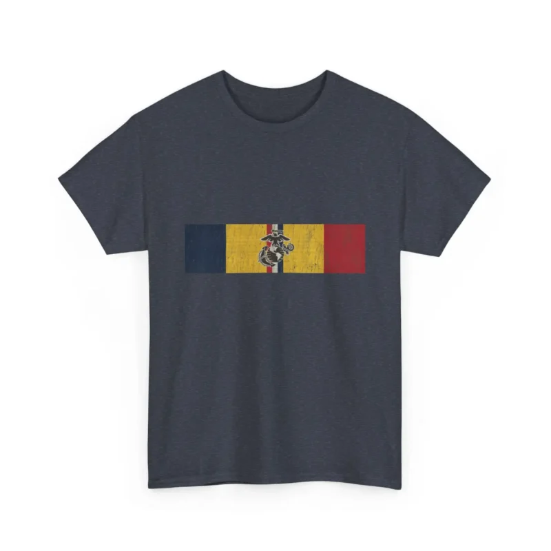 USMC Eagle Globe and Anchor Heritage Flag Tribute T-Shirt (1)