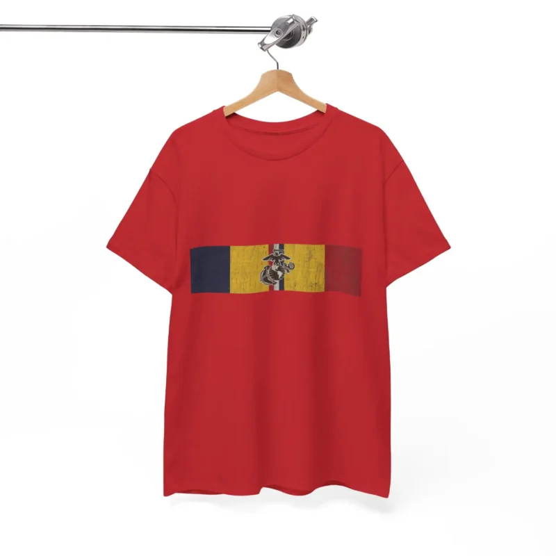 USMC Eagle Globe and Anchor Heritage Flag Tribute T-Shirt (1)