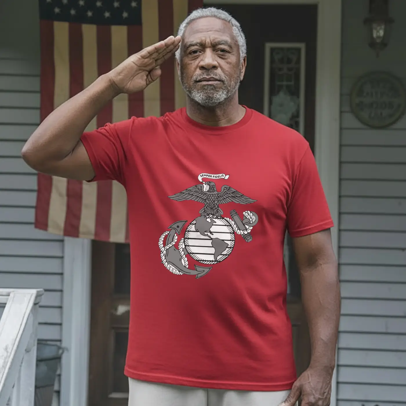 USMC Eagle Globe and Anchor Tribute T-Shirt for Veterans (1)