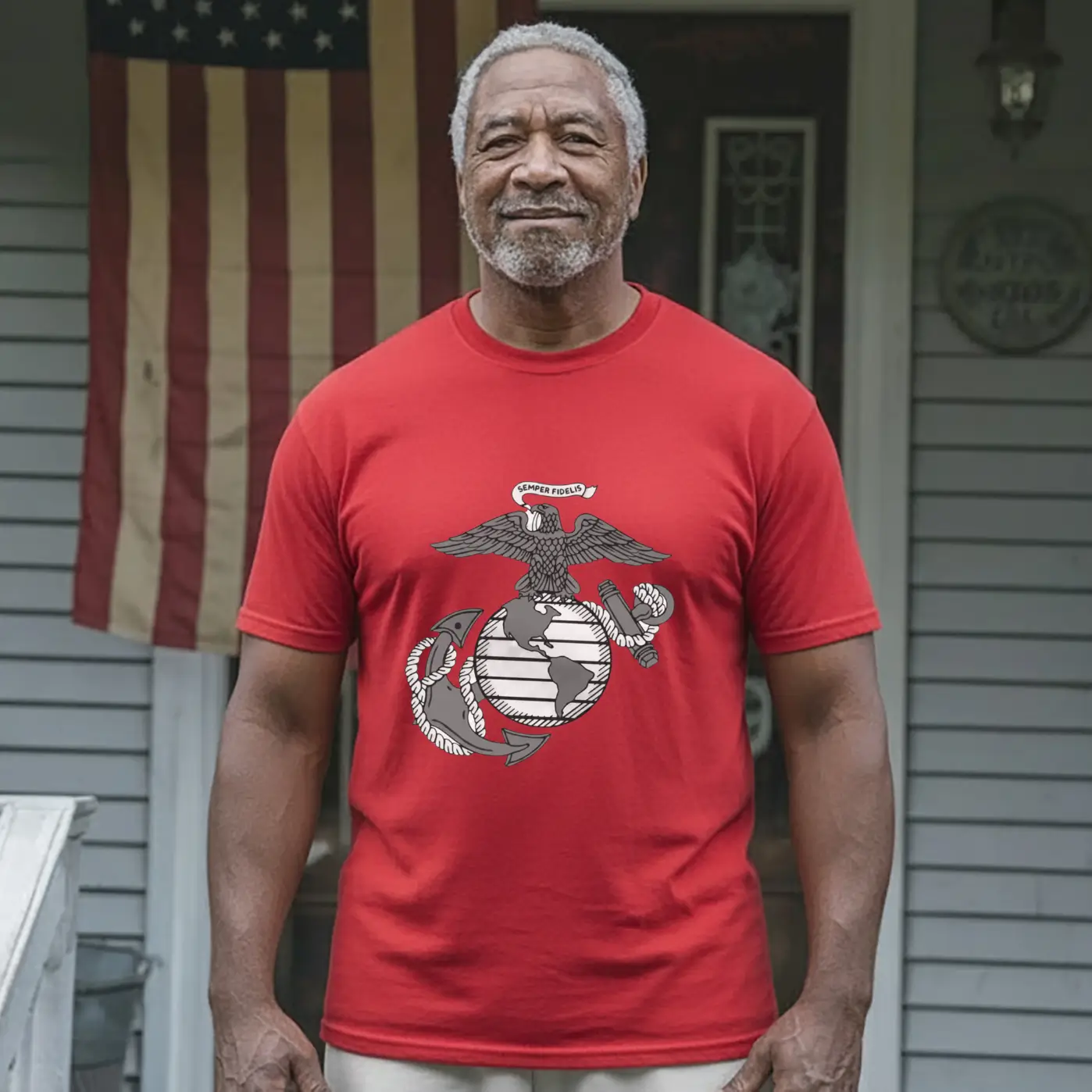 USMC Eagle Globe and Anchor Tribute T-Shirt for Veterans (1)