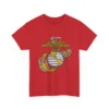 USMC Eagle Globe and Anchor Vintage Distressed Emblem T-Shirt