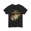 USMC Eagle Globe and Anchor Vintage Distressed Emblem T-Shirt