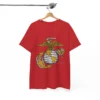 USMC Eagle Globe and Anchor Vintage Distressed Emblem T-Shirt
