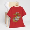 USMC Eagle Globe and Anchor Vintage Distressed Emblem T-Shirt