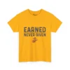 USMC “Earned Never Given” Marine Corps Motivational T-Shirt