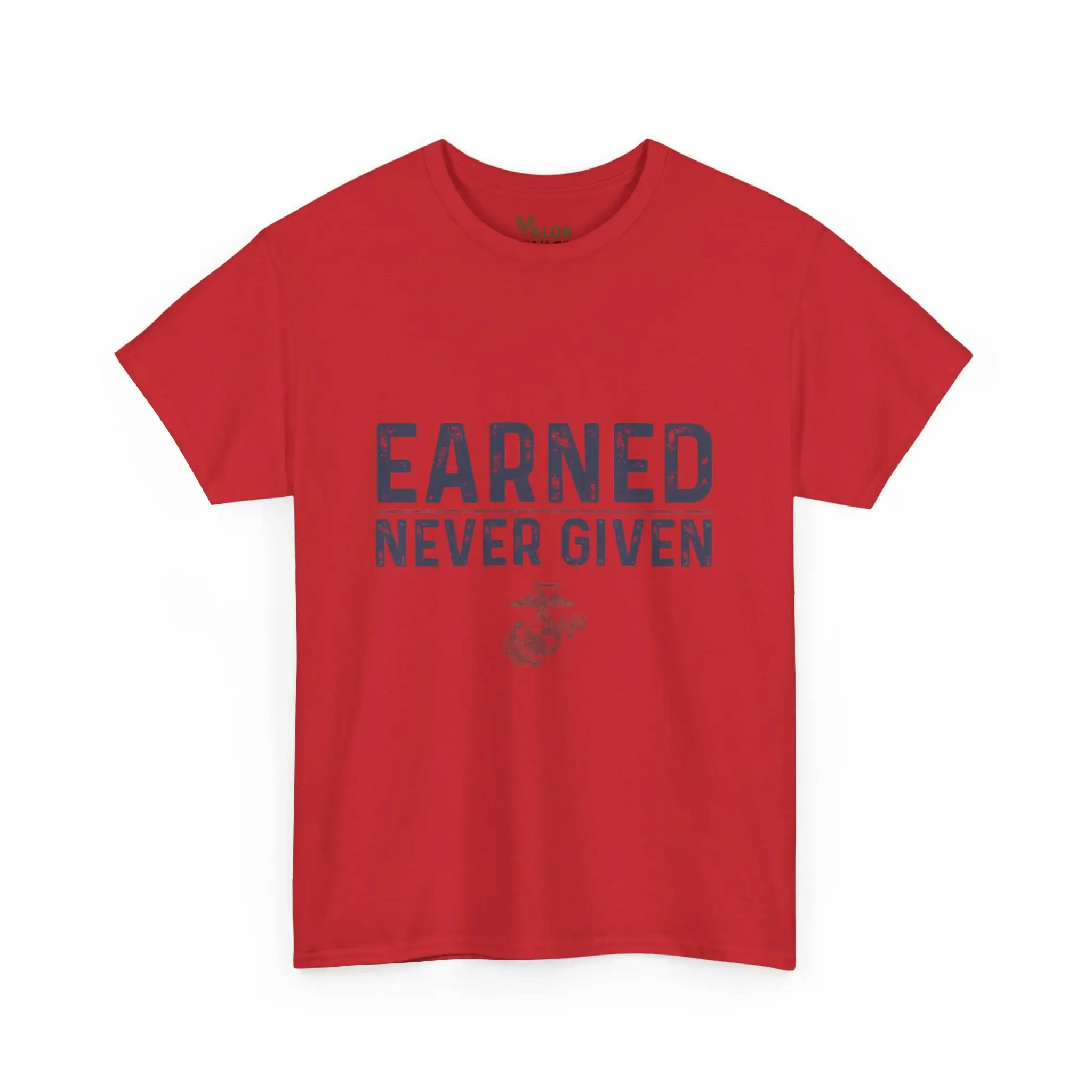 USMC “Earned Never Given” Marine Corps Motivational T-Shirt
