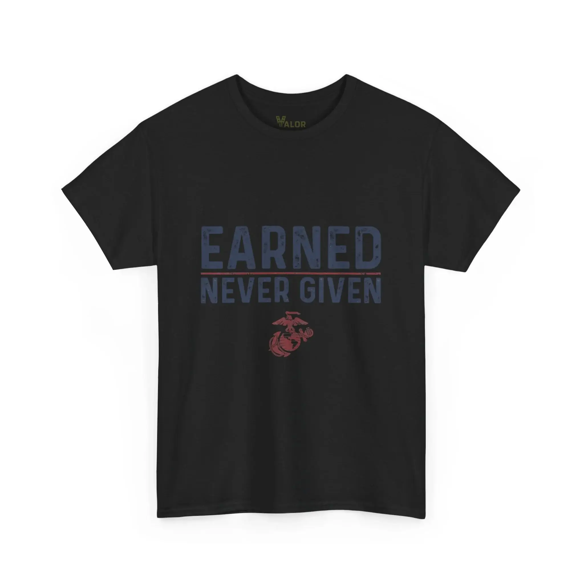 USMC “Earned Never Given” Marine Corps Motivational T-Shirt