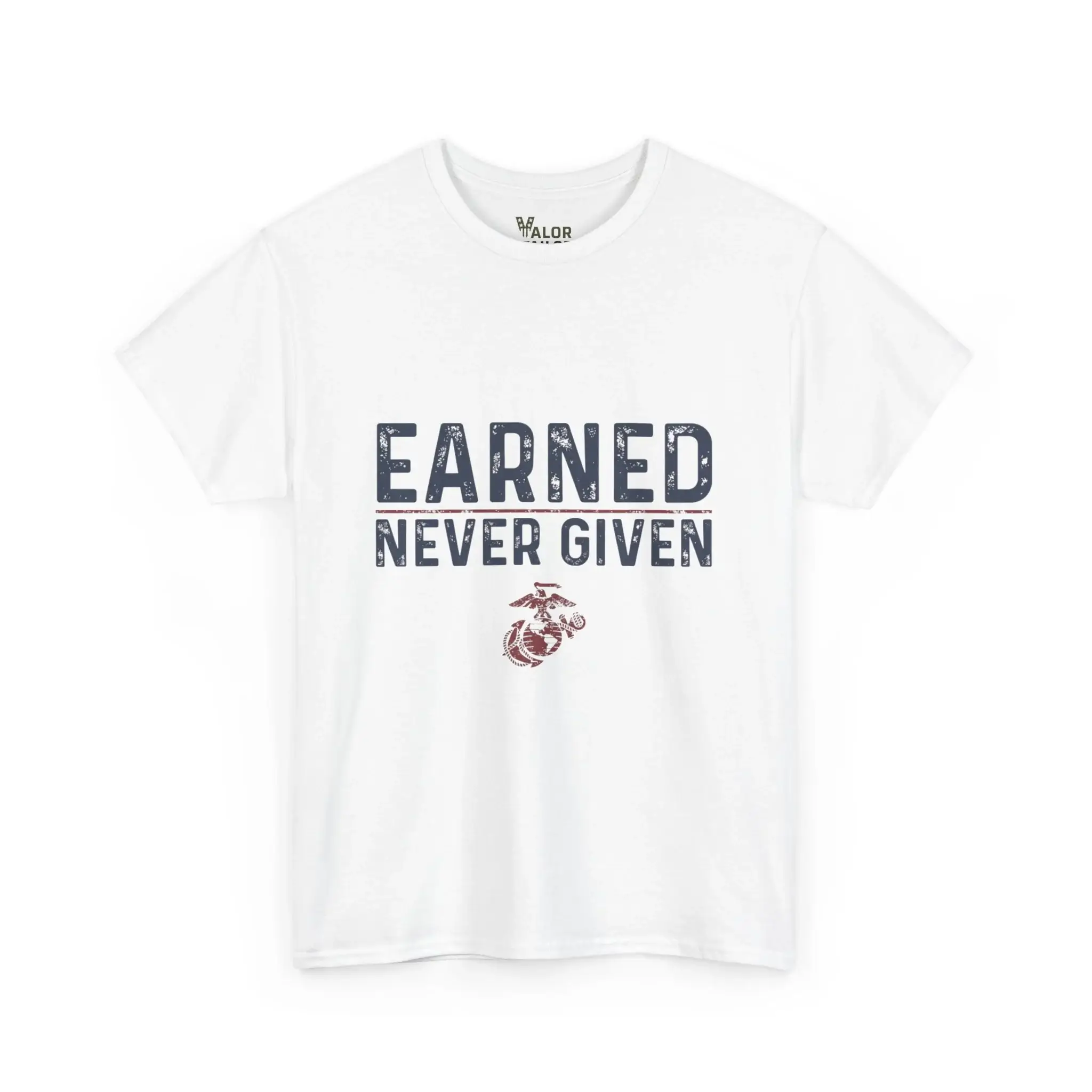USMC “Earned Never Given” Marine Corps Motivational T-Shirt