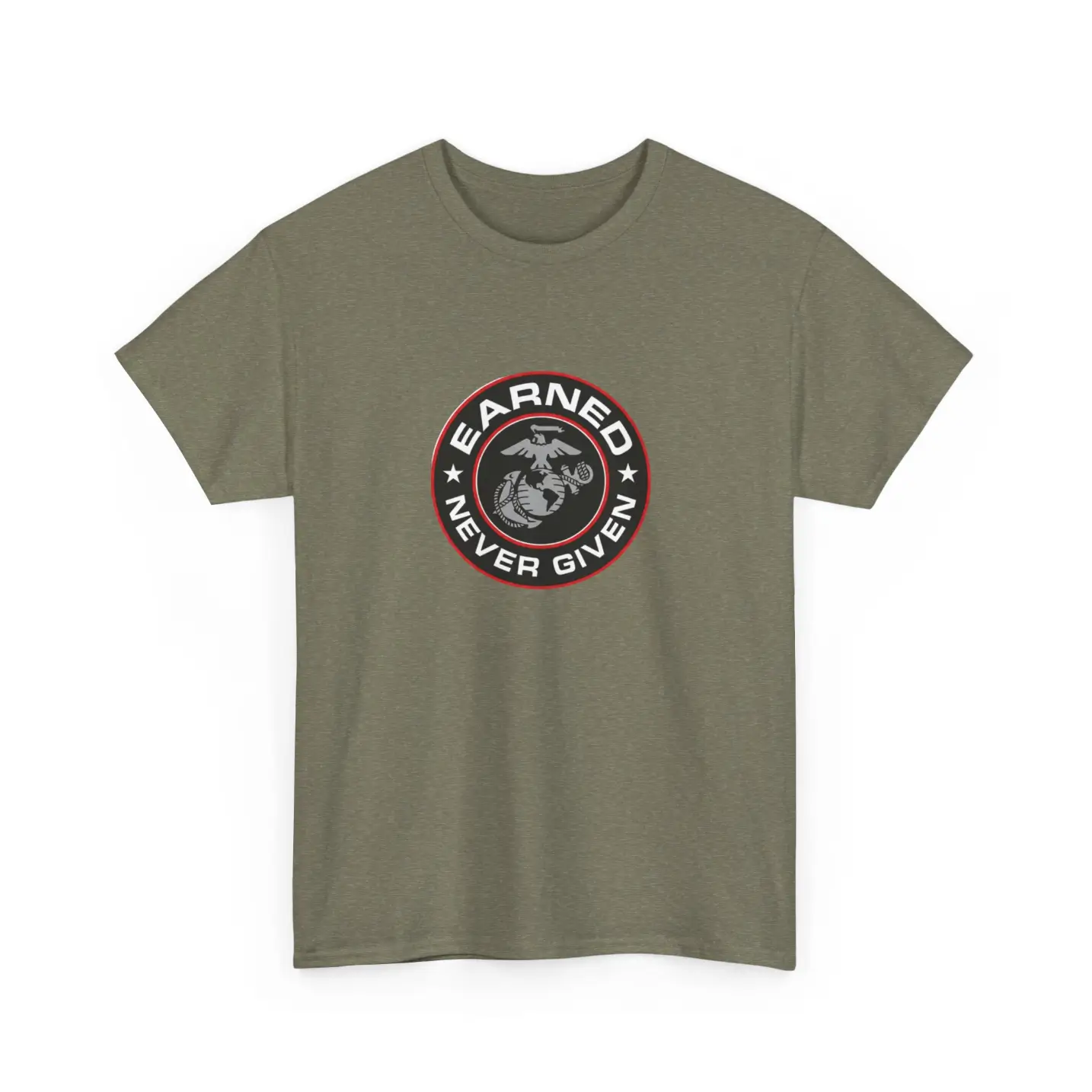 USMC “Earned Never Given” Marine Corps Tribute T-Shirt