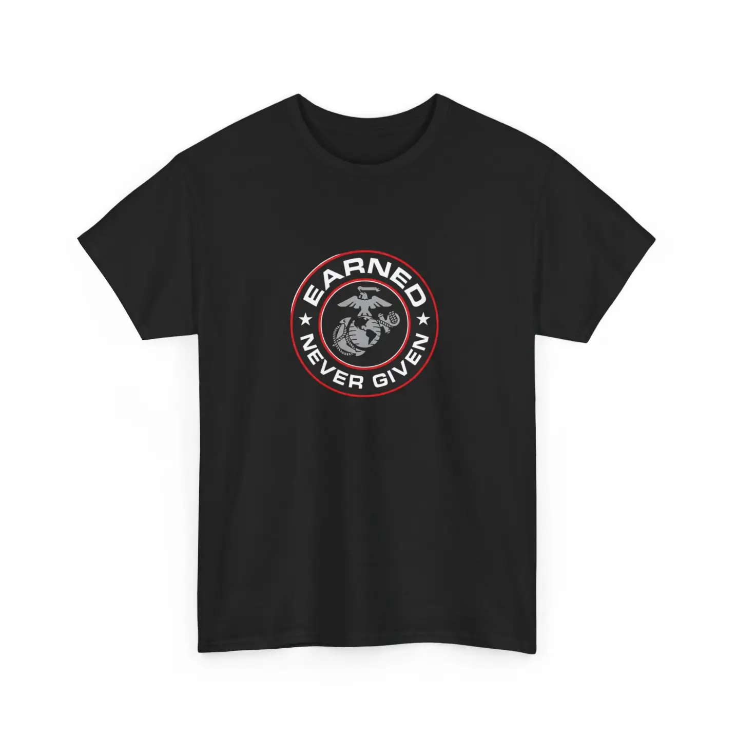 USMC “Earned Never Given” Marine Corps Tribute T-Shirt