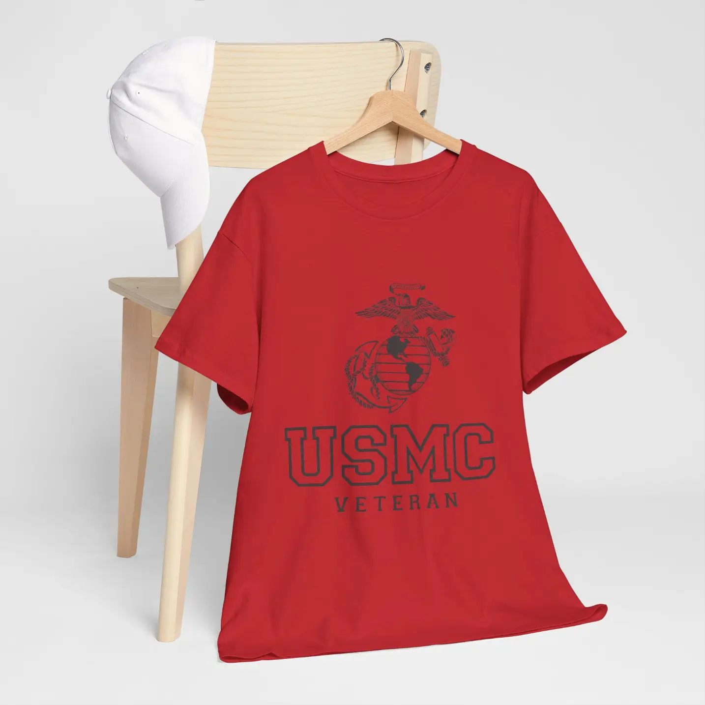 USMC Veteran Eagle Globe & Anchor Marine Corps Pride T-Shirt